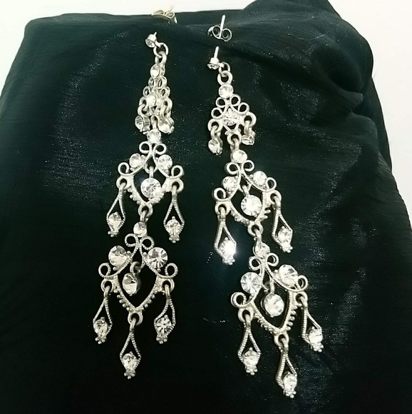 Vintage dangle earrings - Picture 2 of 6